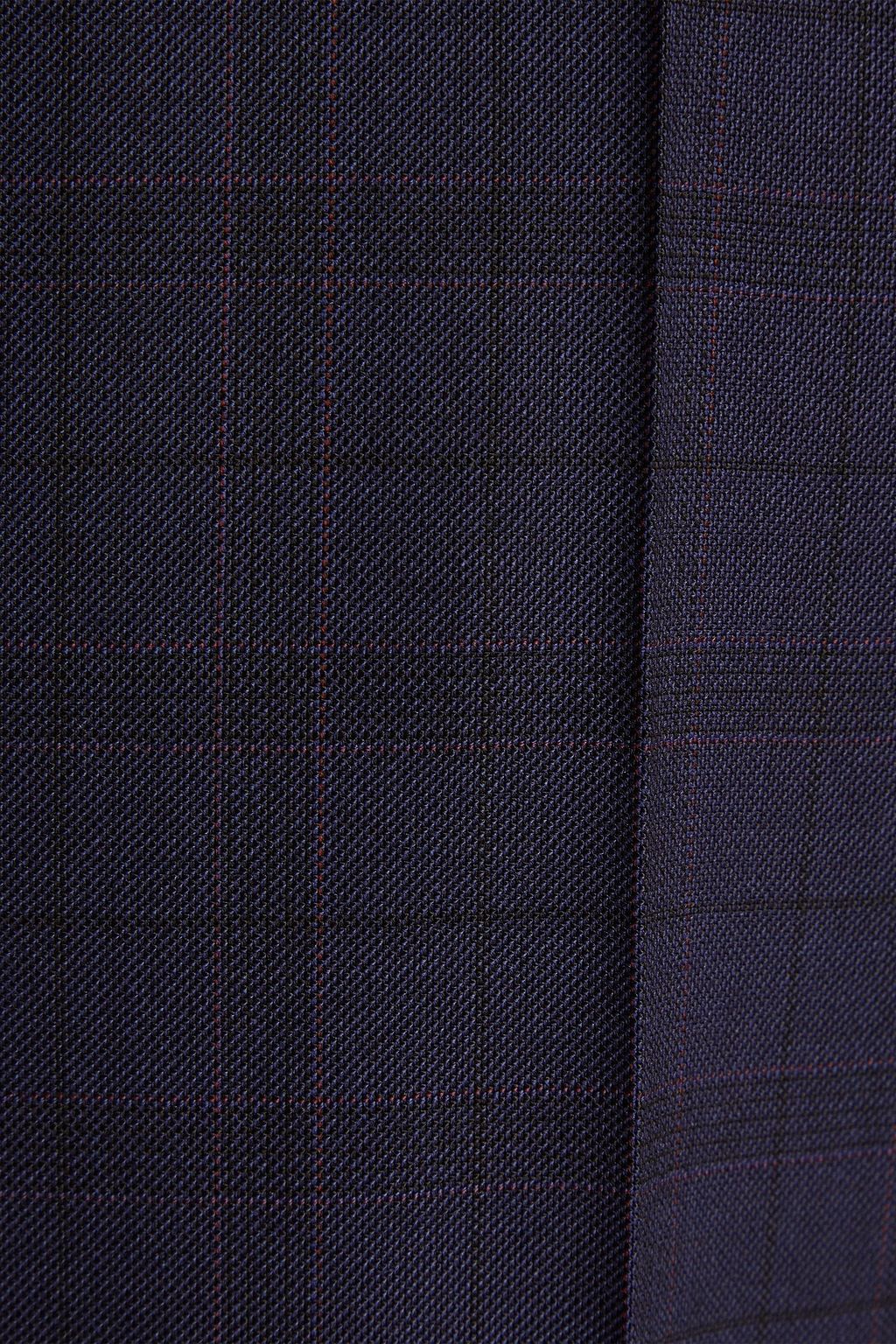 DOLCE & GABBANA Double-breasted checked wool-blend suit