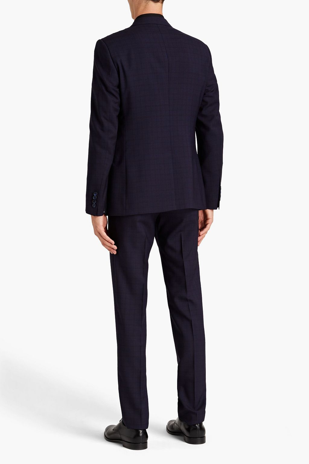 DOLCE & GABBANA Double-breasted checked wool-blend suit