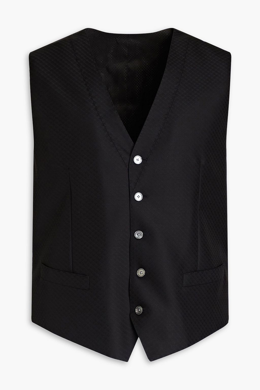 DOLCE & GABBANA Slim-fit wool and silk-blend jacquard suit