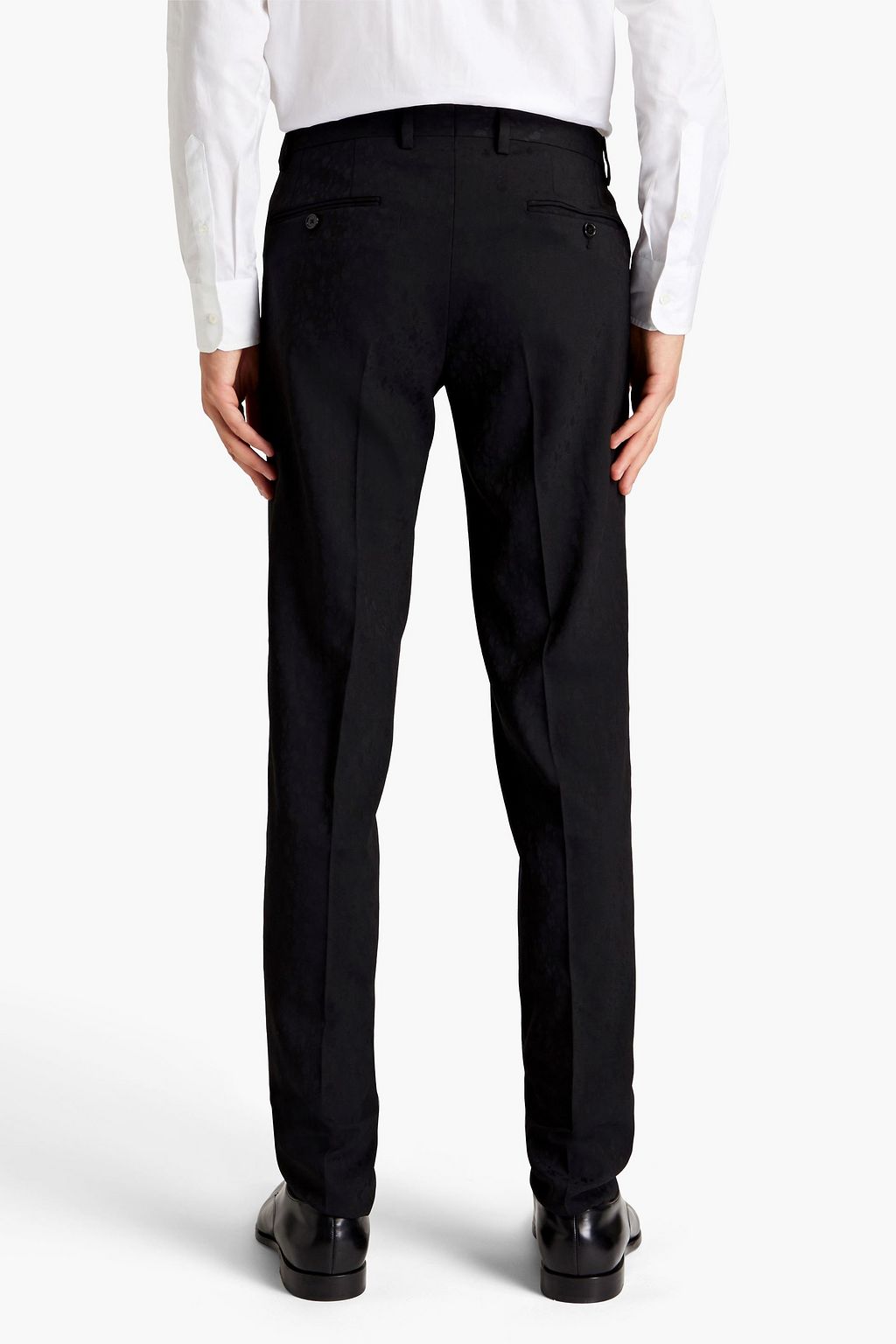 DOLCE & GABBANA Wool-blend jacquard suit
