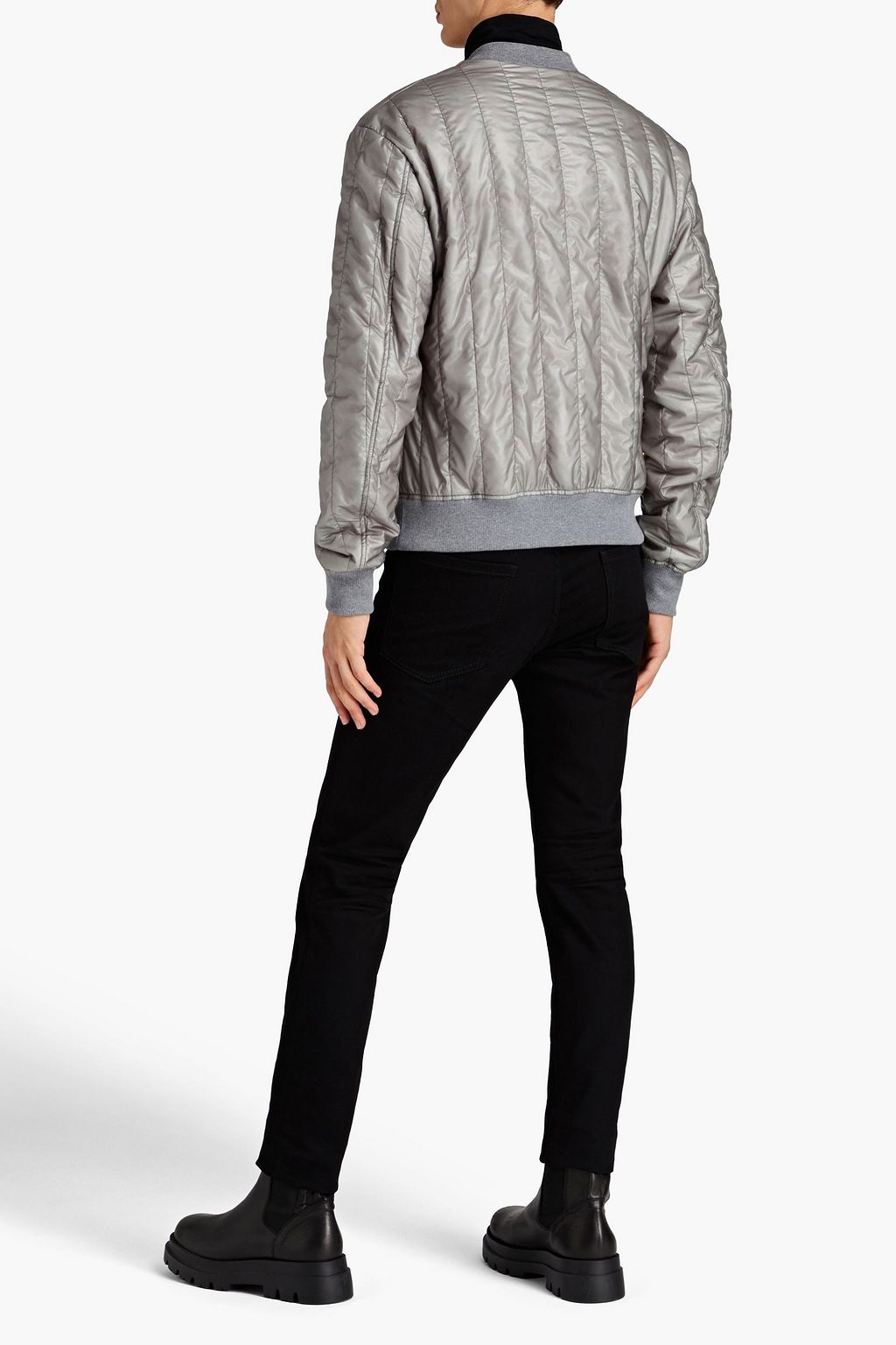 DOLCE & GABBANA Quilted shell bomber jacket