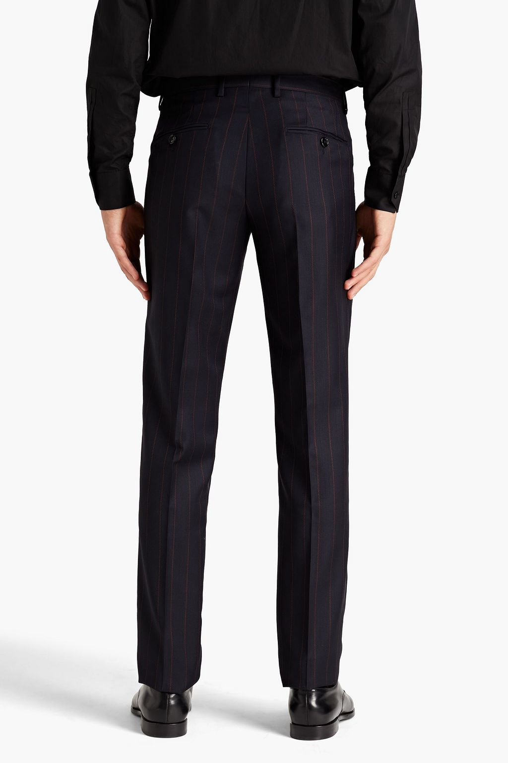 DOLCE & GABBANA Pinstriped wool-twill suit