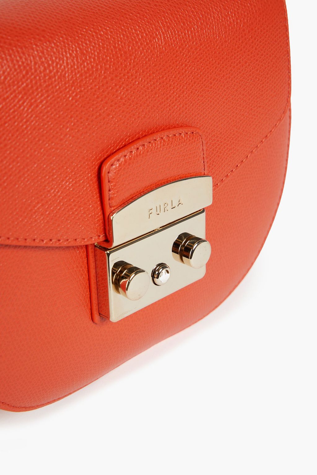 FURLA Metropolis Mini pebbled-leather shoulder bag