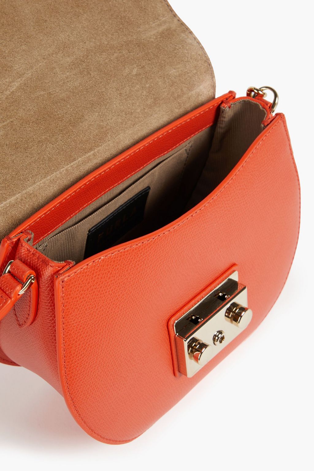 FURLA Metropolis Mini pebbled-leather shoulder bag