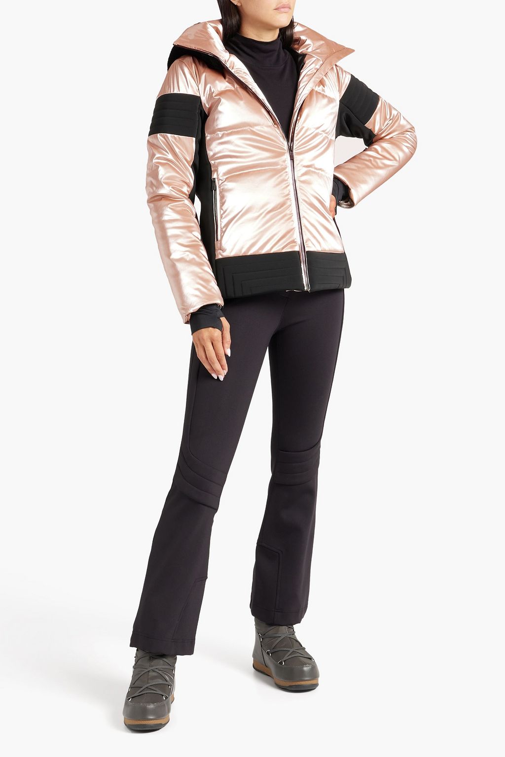 FUSALP Gardena faux fur-trimmed quilted hooded down ski jacket