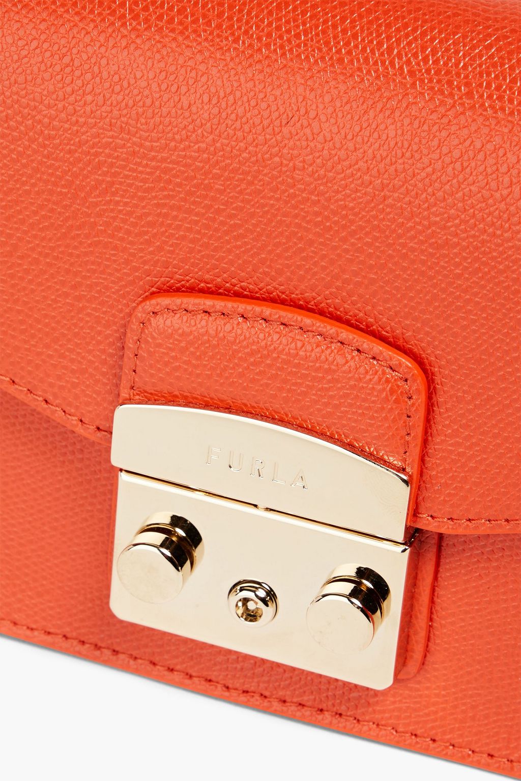 FURLA Metropolis Mini pebbled-leather shoulder bag