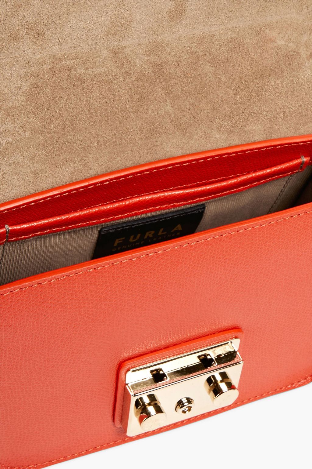 FURLA Metropolis Mini pebbled-leather shoulder bag