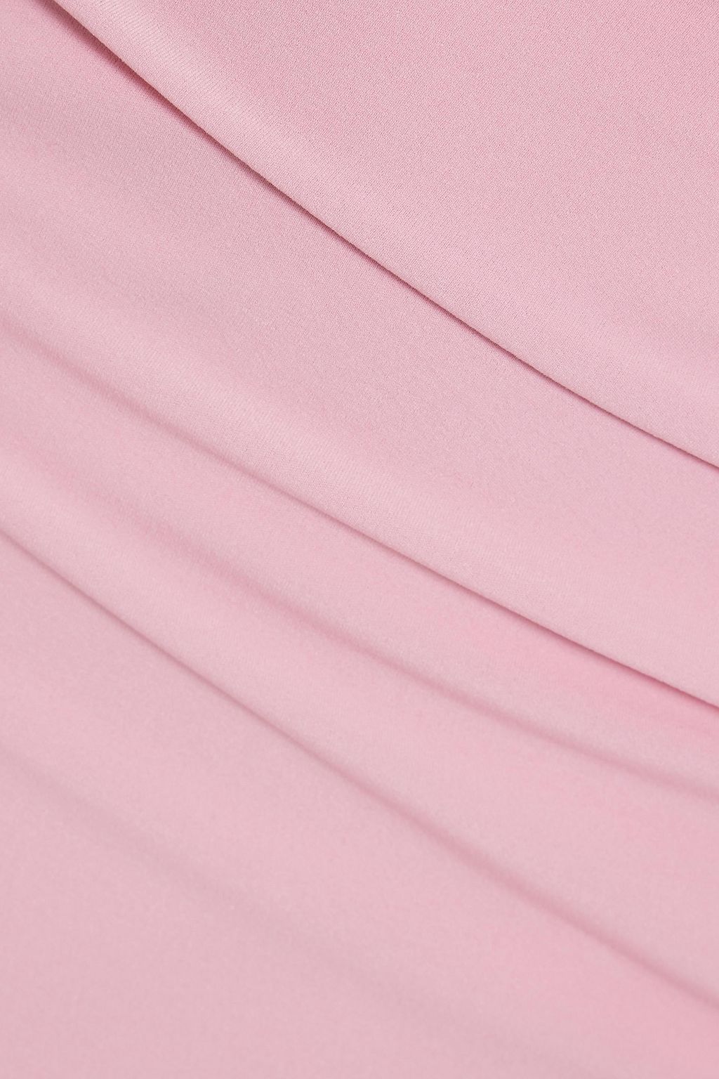 HELMUT LANG Ruched stretch-jersey midi skirt