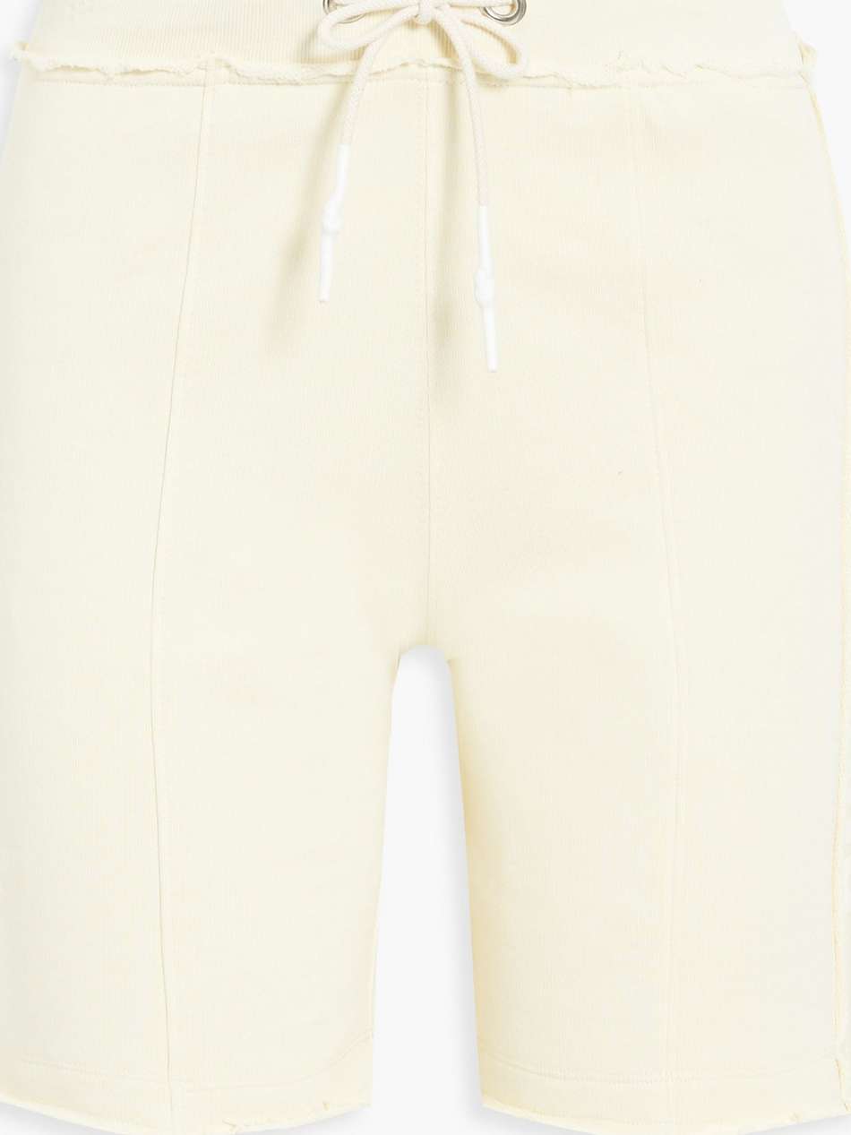 printed french-cotton terry shorts