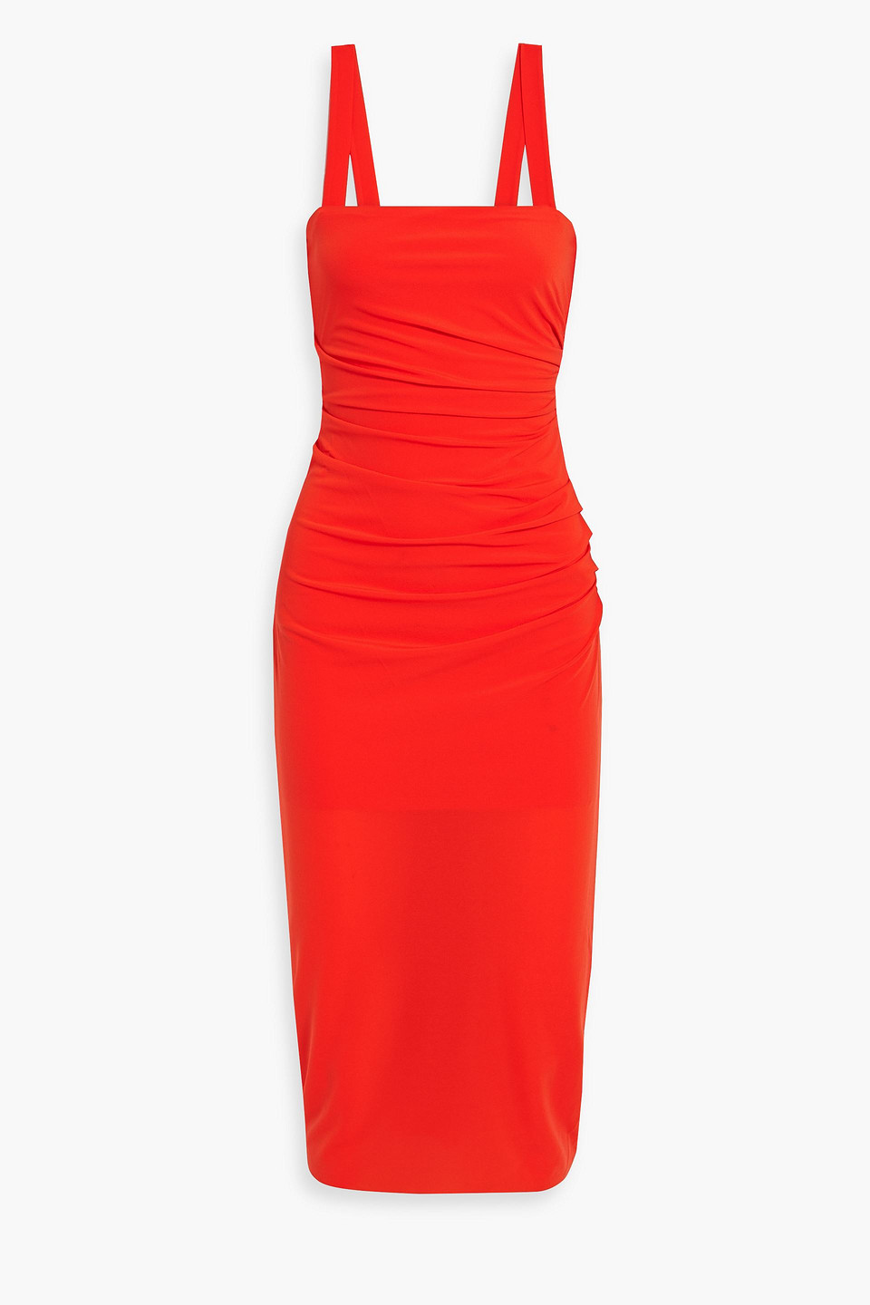 helmut lang ruched jersey dress Helmut Lang Sleeveless Wind Dress