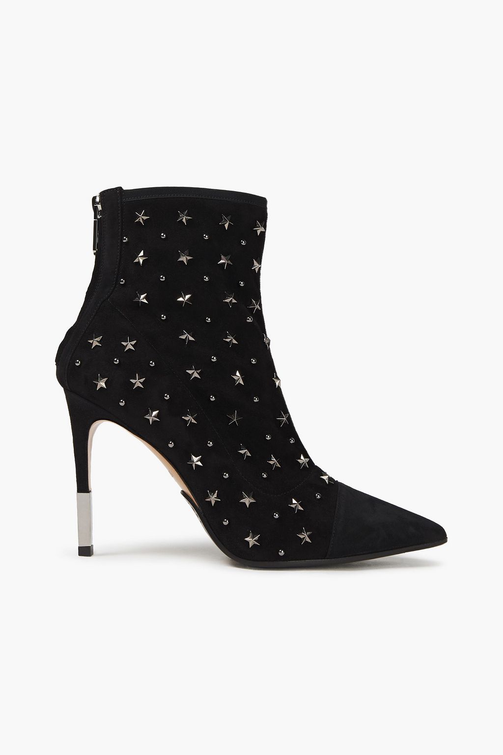 BALMAIN Studded suede ankle boots THE