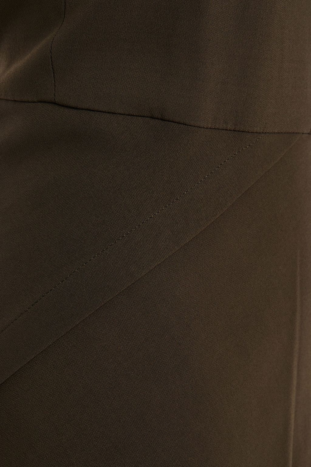 VICTORIA BECKHAM Asymmetric draped stretch-crepe top