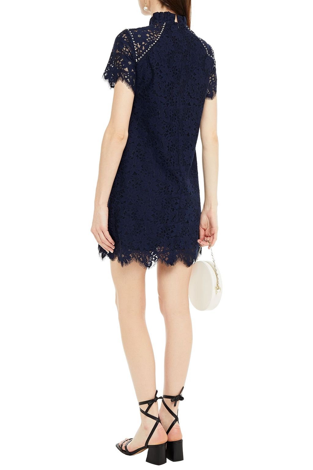 SANDRO Embellished lace mini dress 최대 70 세일 THE