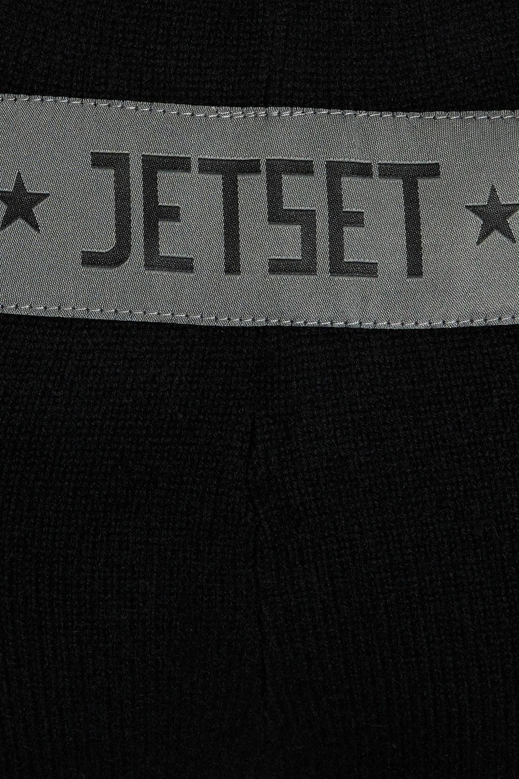 JETSET Appliquéd cashmere track pants