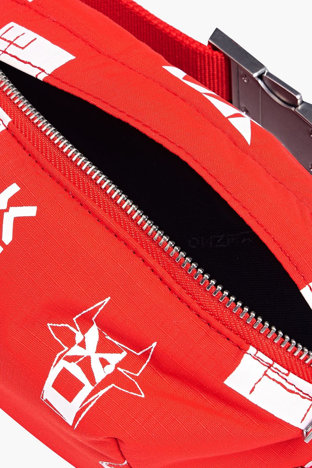 KENZO Printed ripstop and mesh belt bag