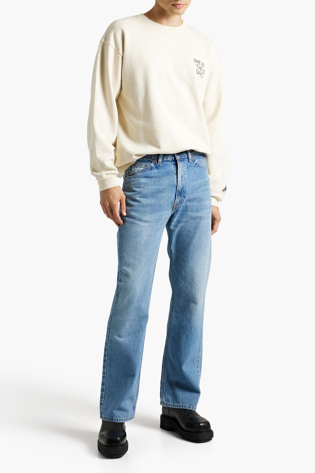 LEVI'S X VALENTINO GARAVANI Faded denim jeans