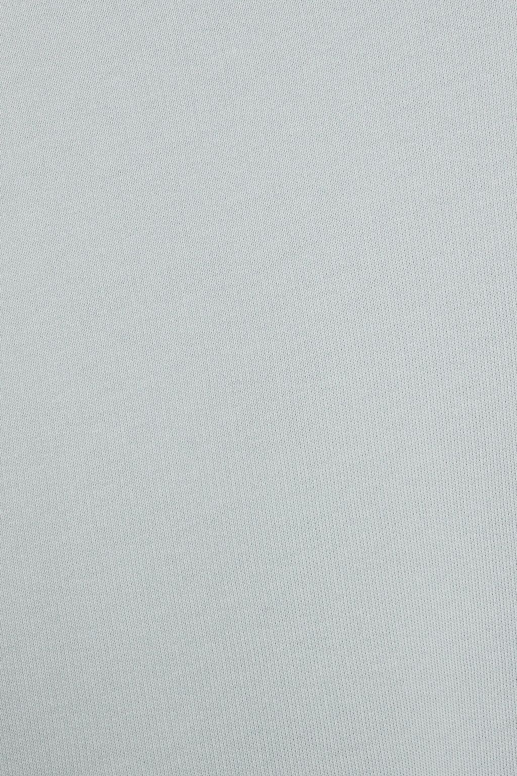 HELMUT LANG Printed French cotton-terry sweatshirt