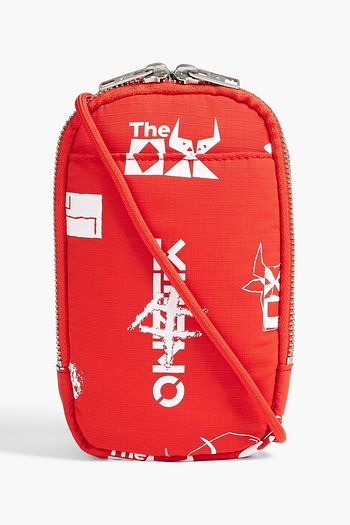 Off-White - Printed Canvas Backpack - Orange Off-White