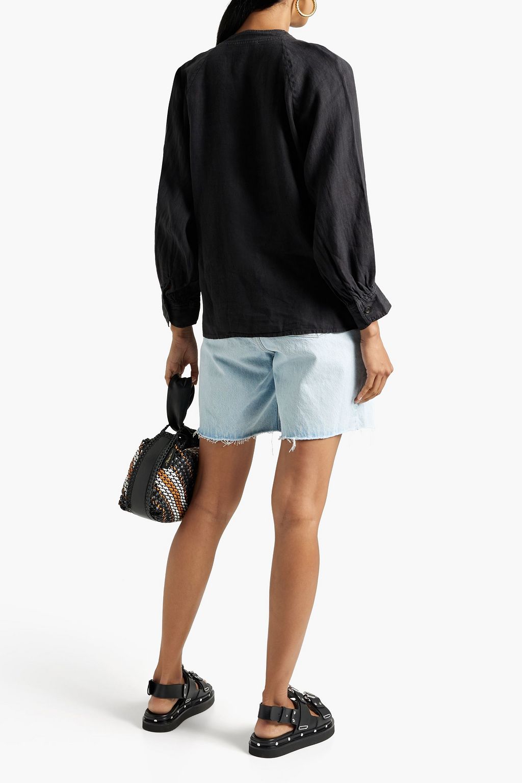 JOIE Perci linengauze blouse THE