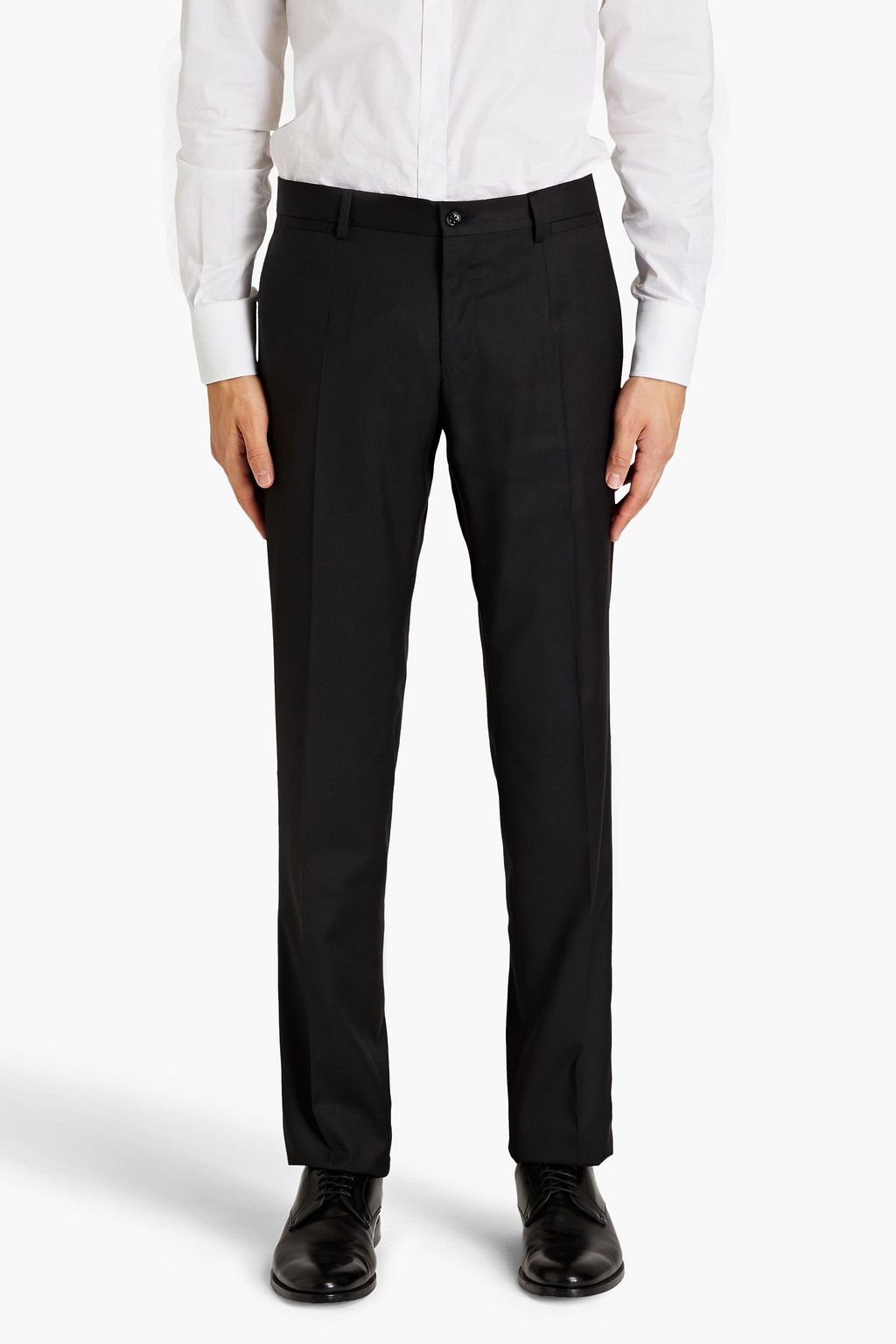 DOLCE & GABBANA Slim-fit wool and silk-blend twill suit