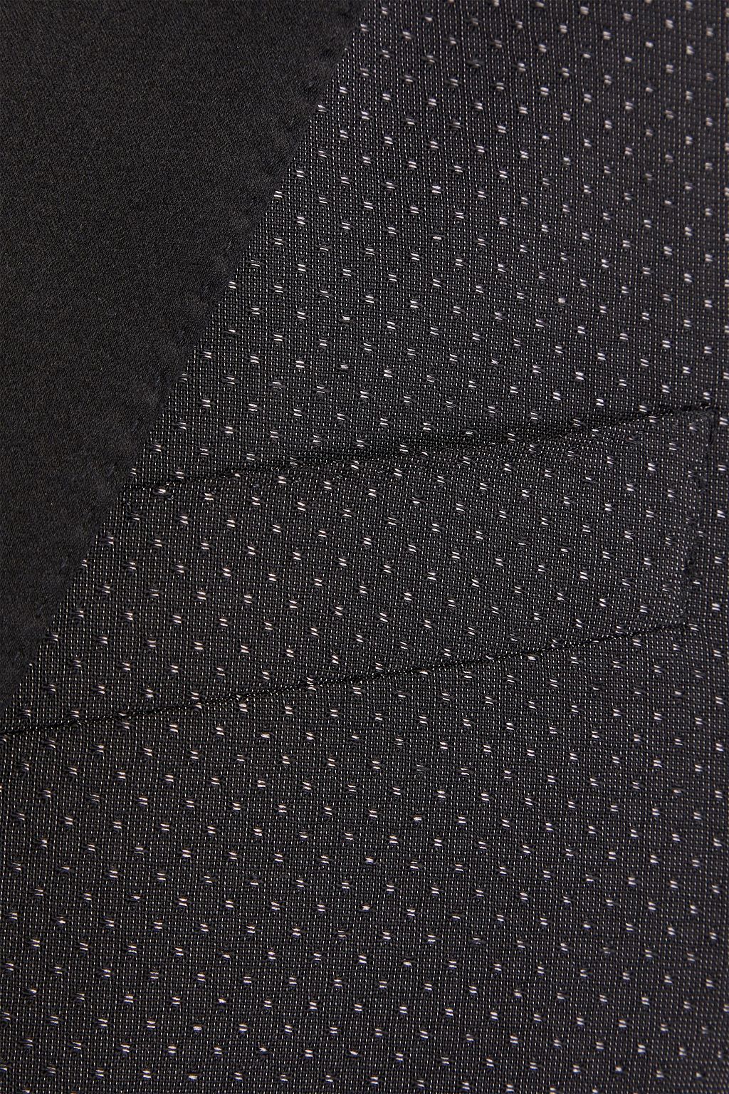 DOLCE & GABBANA Satin-trimmed polka-dot jacquard suit