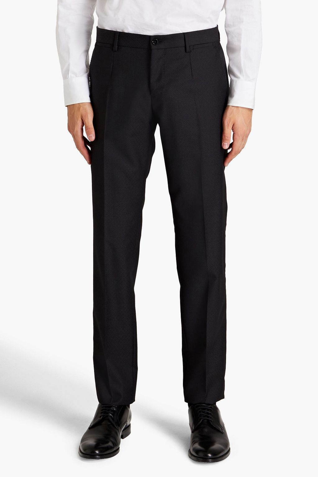 DOLCE & GABBANA Wool, mohair and silk-blend jacquard suit
