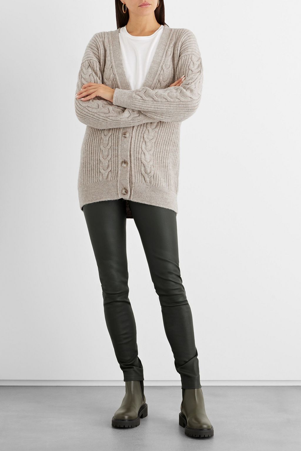 IRIS & INK Audrey leather leggings