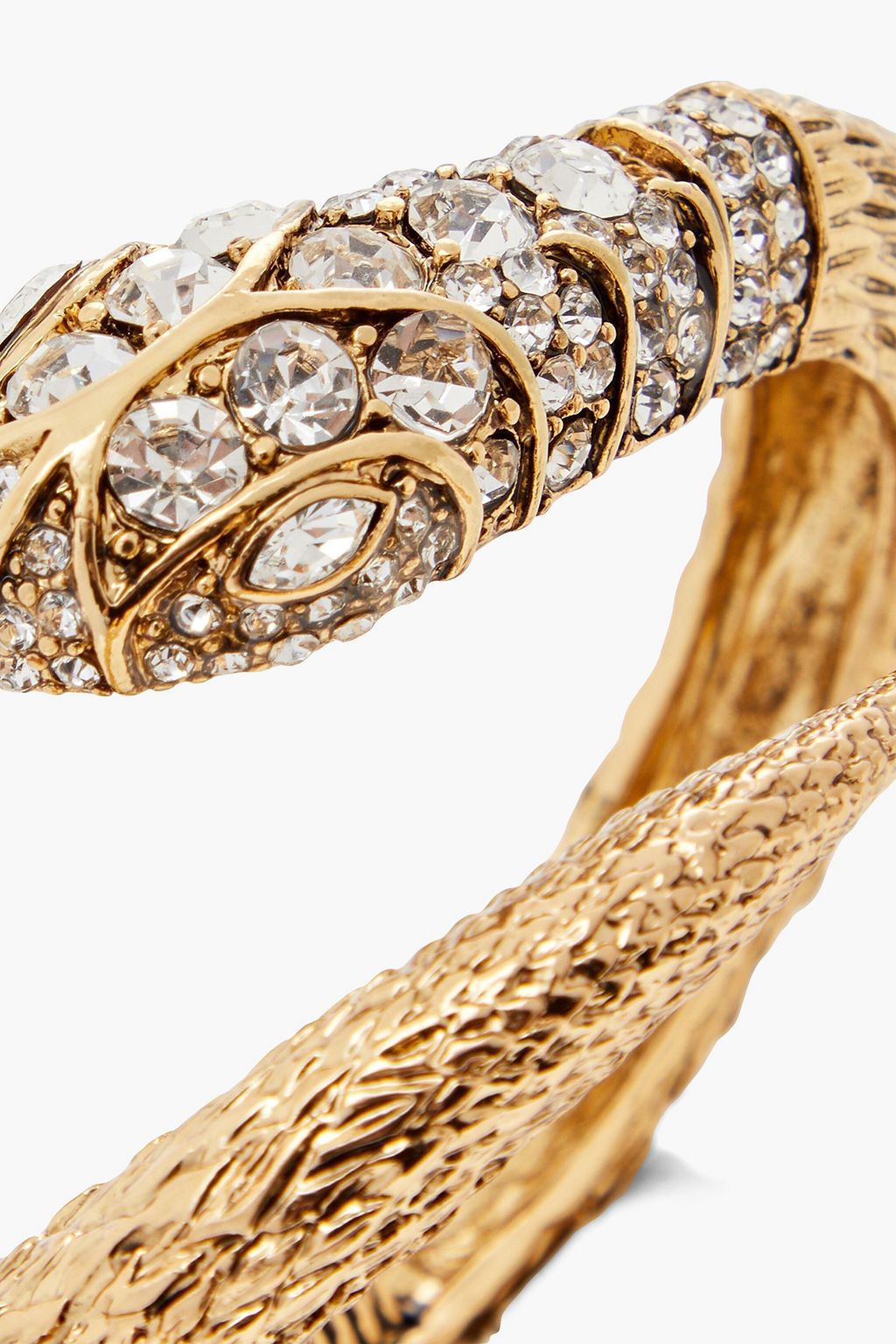 KENNETH JAY LANE Gold-plated crystal bracelet