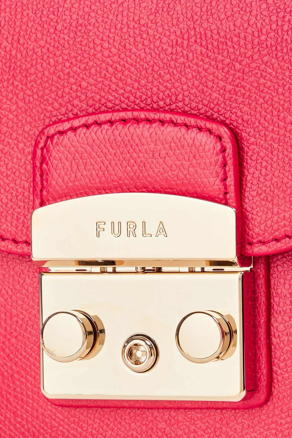 FURLA Metropolis Mini pebbled-leather shoulder bag