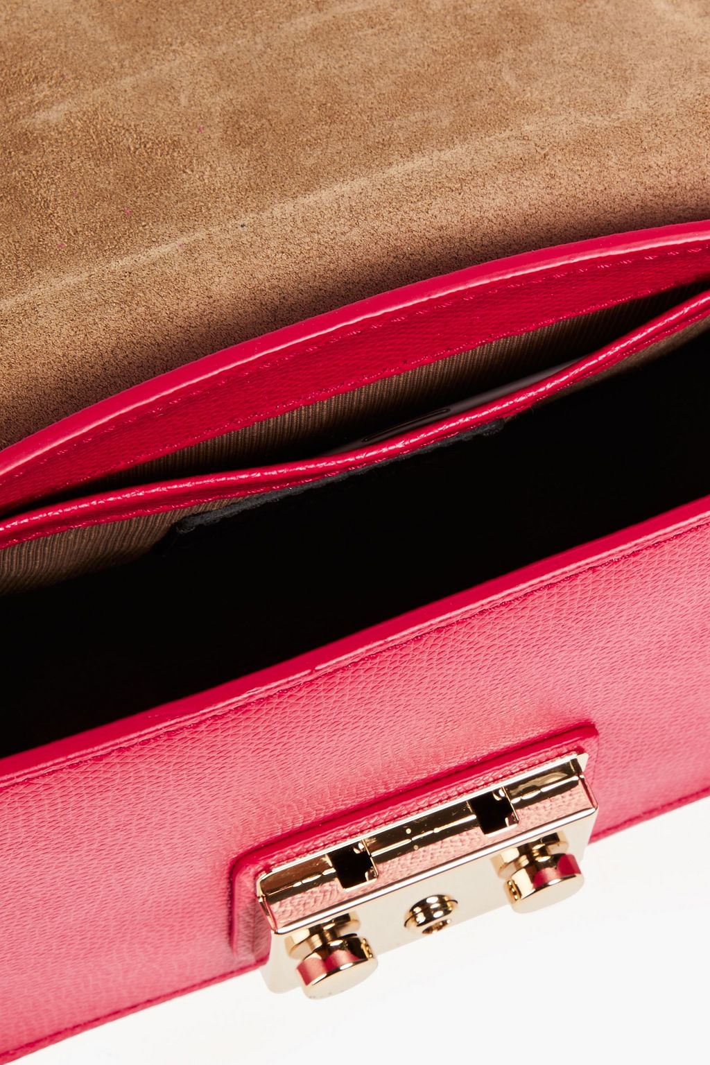 FURLA Metropolis Mini pebbled-leather shoulder bag
