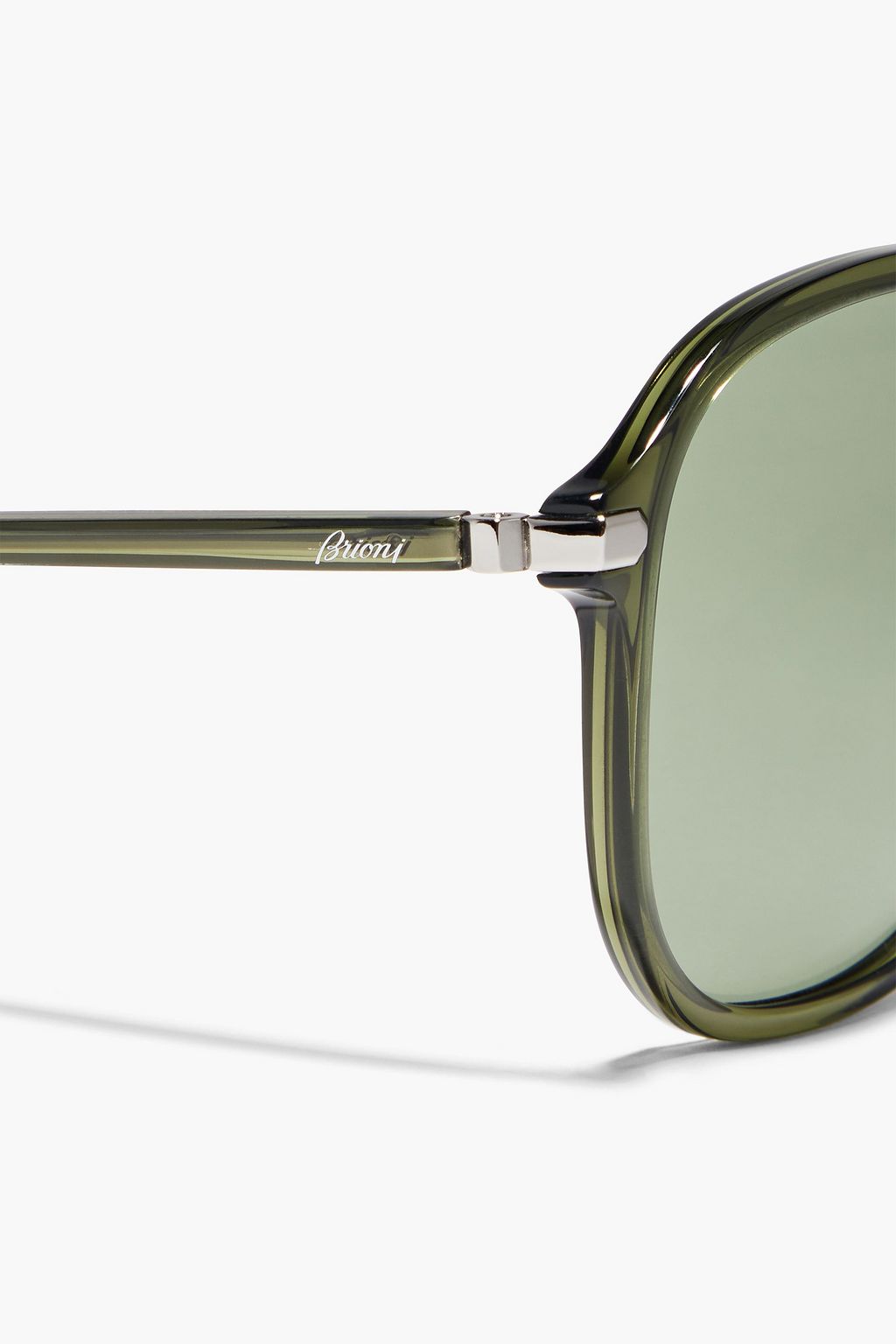 BRIONI Aviator-style acetate sunglasses