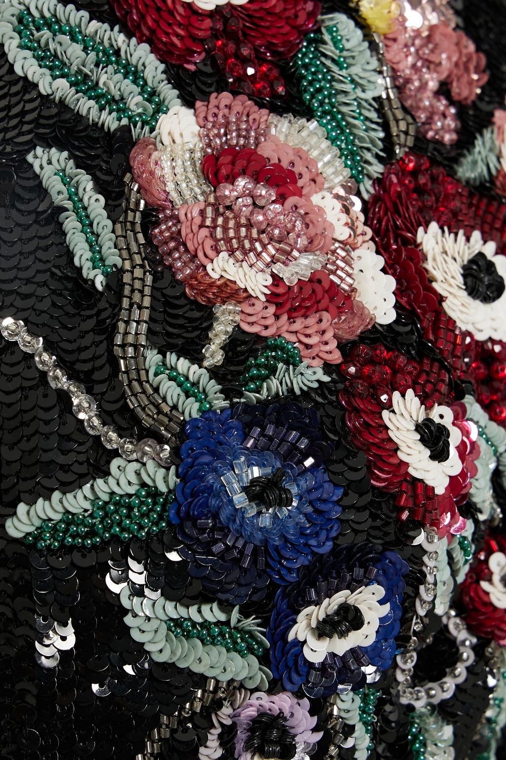 ZUHAIR MURAD Sequined silk-tulle playsuit