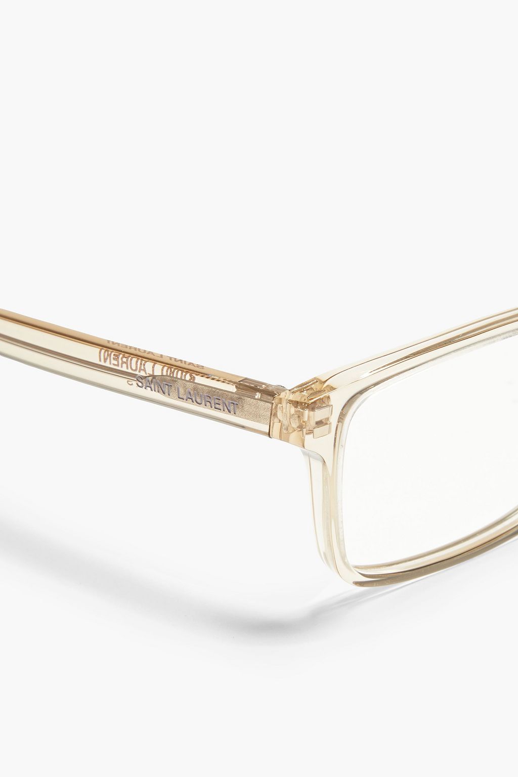 SAINT LAURENT Square-frame acetate optical glasses