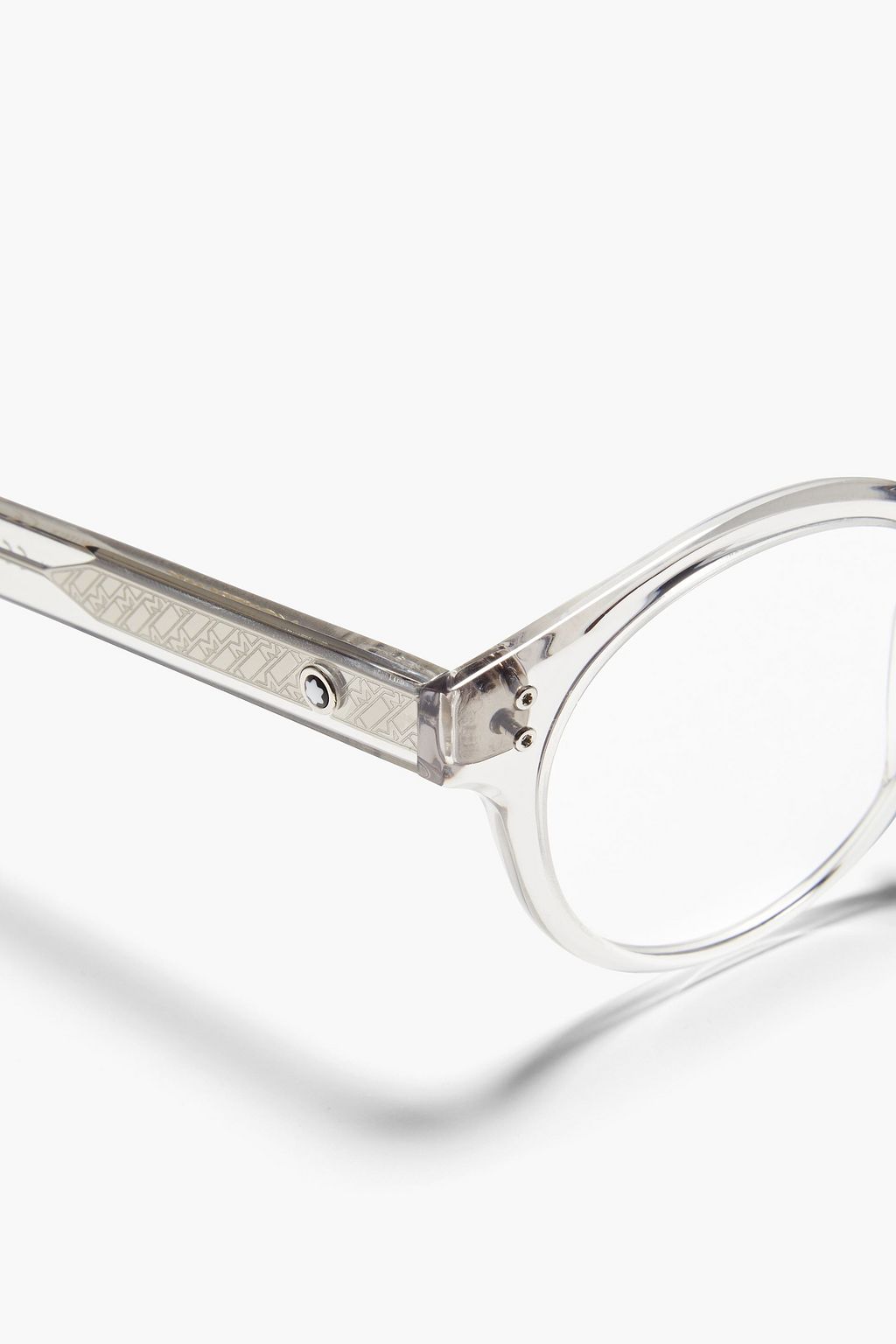 MONTBLANC Round-frame acetate optical glasses