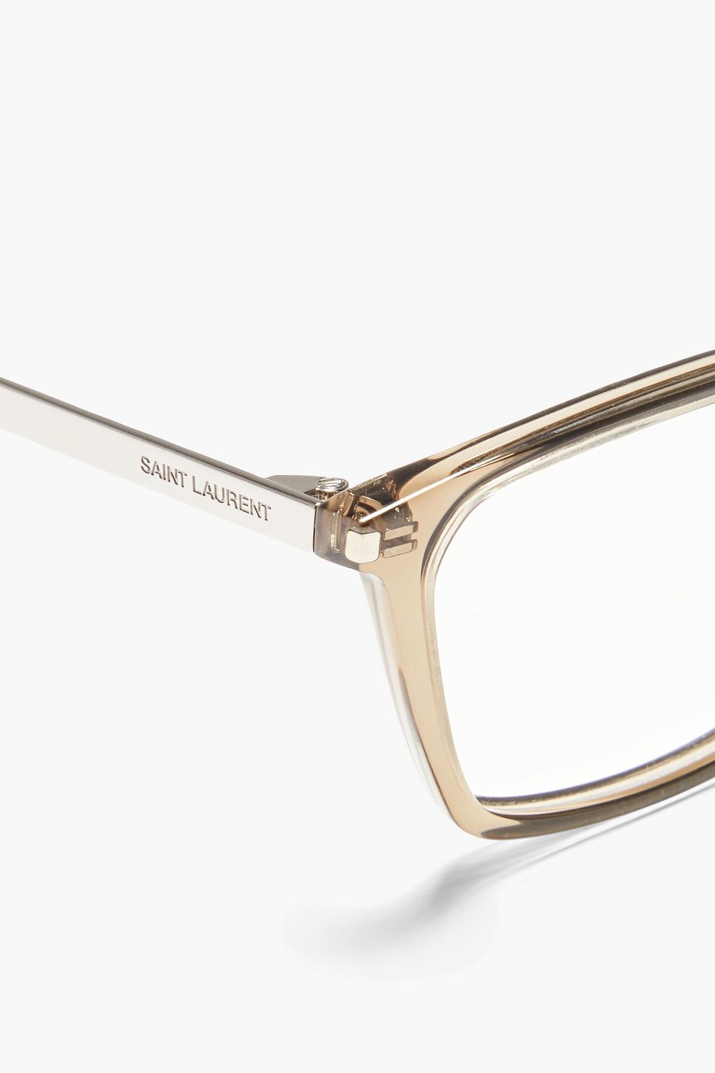 SAINT LAURENT Square-frame acetate optical glasses