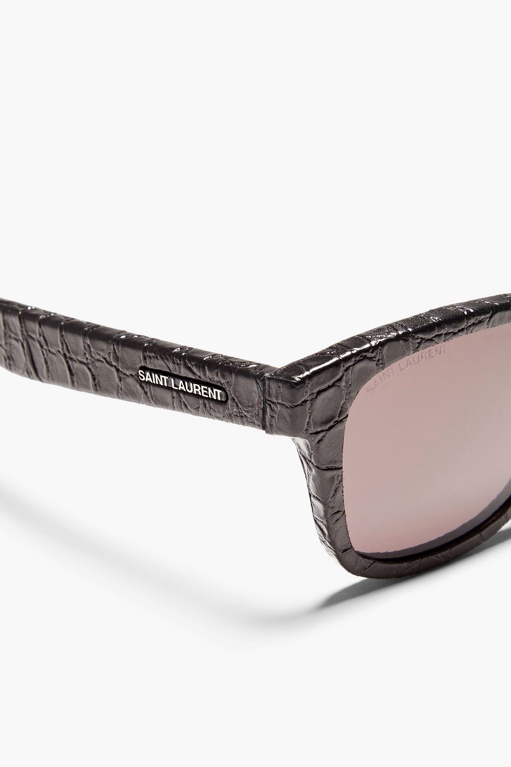 SAINT LAURENT Verzierte Sonnenbrille mit D-Rahmen aus Azetat
