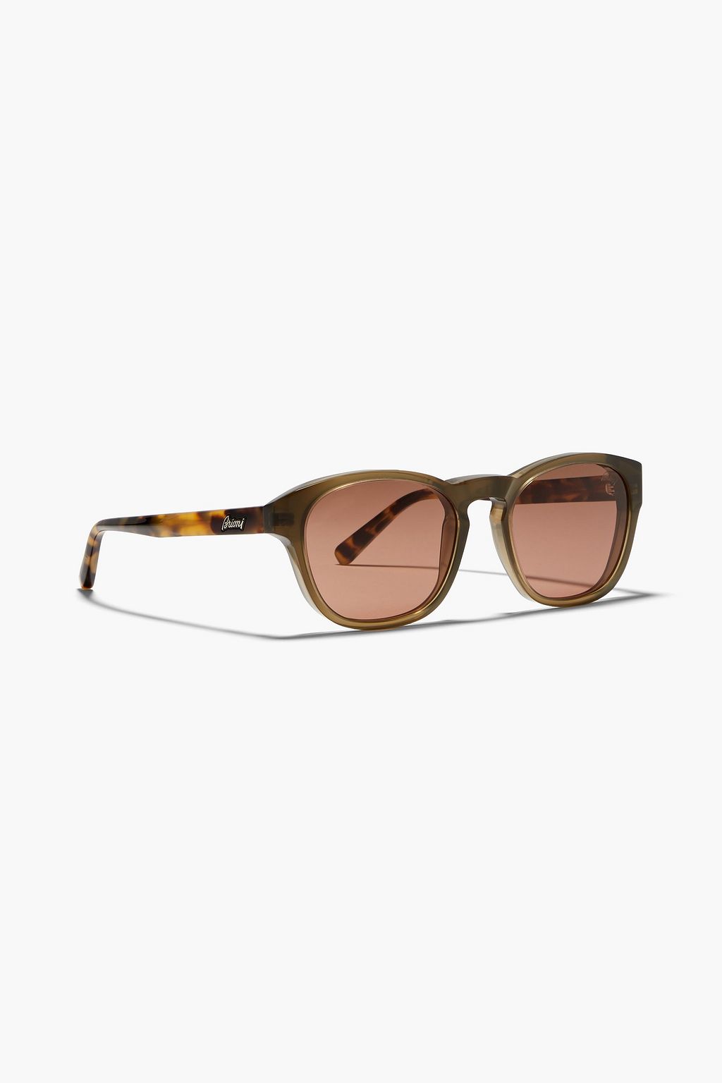 BRIONI D-frame tortoiseshell acetate sunglasses