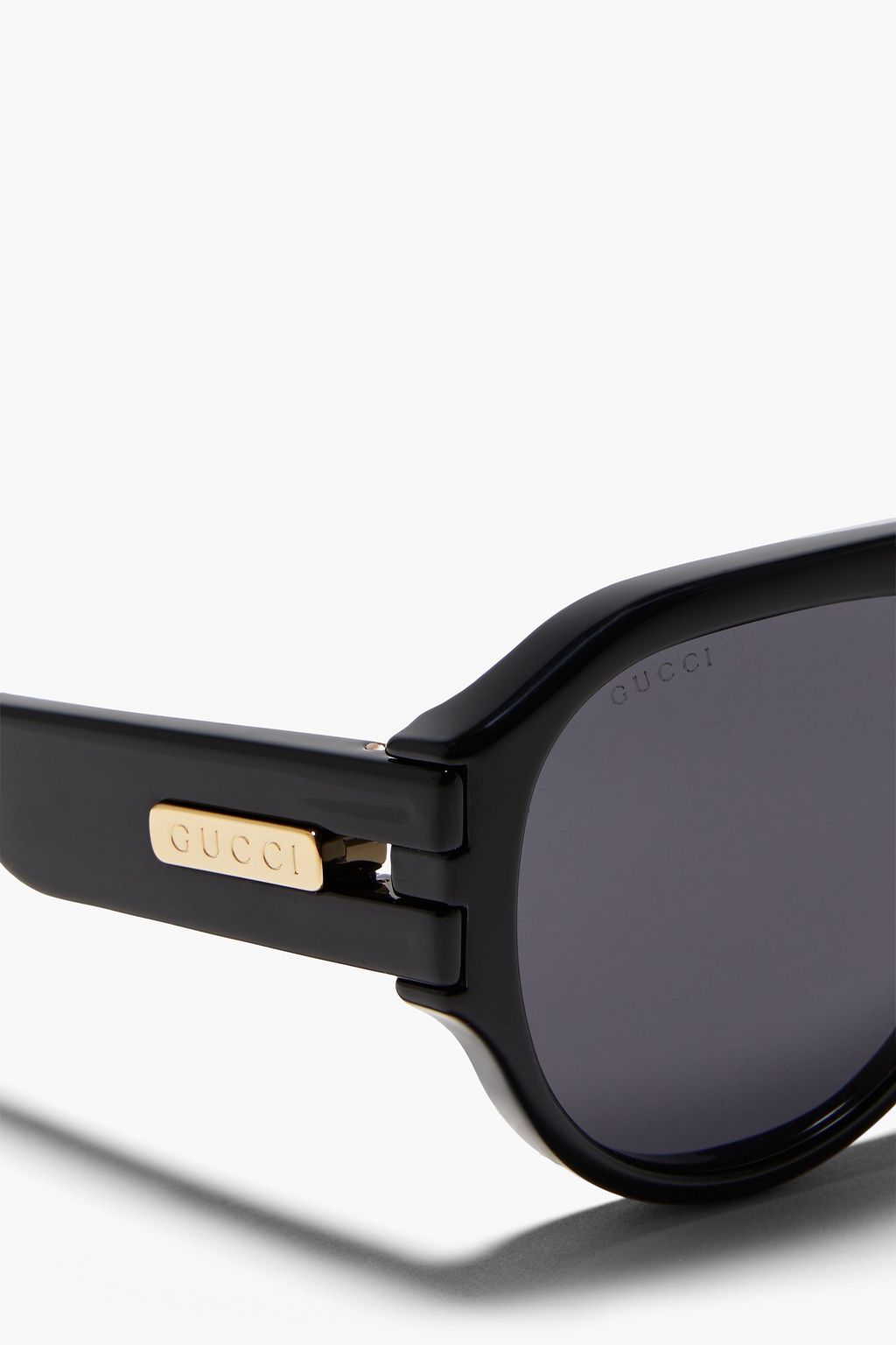 GUCCI Aviator-style acetate sunglasses