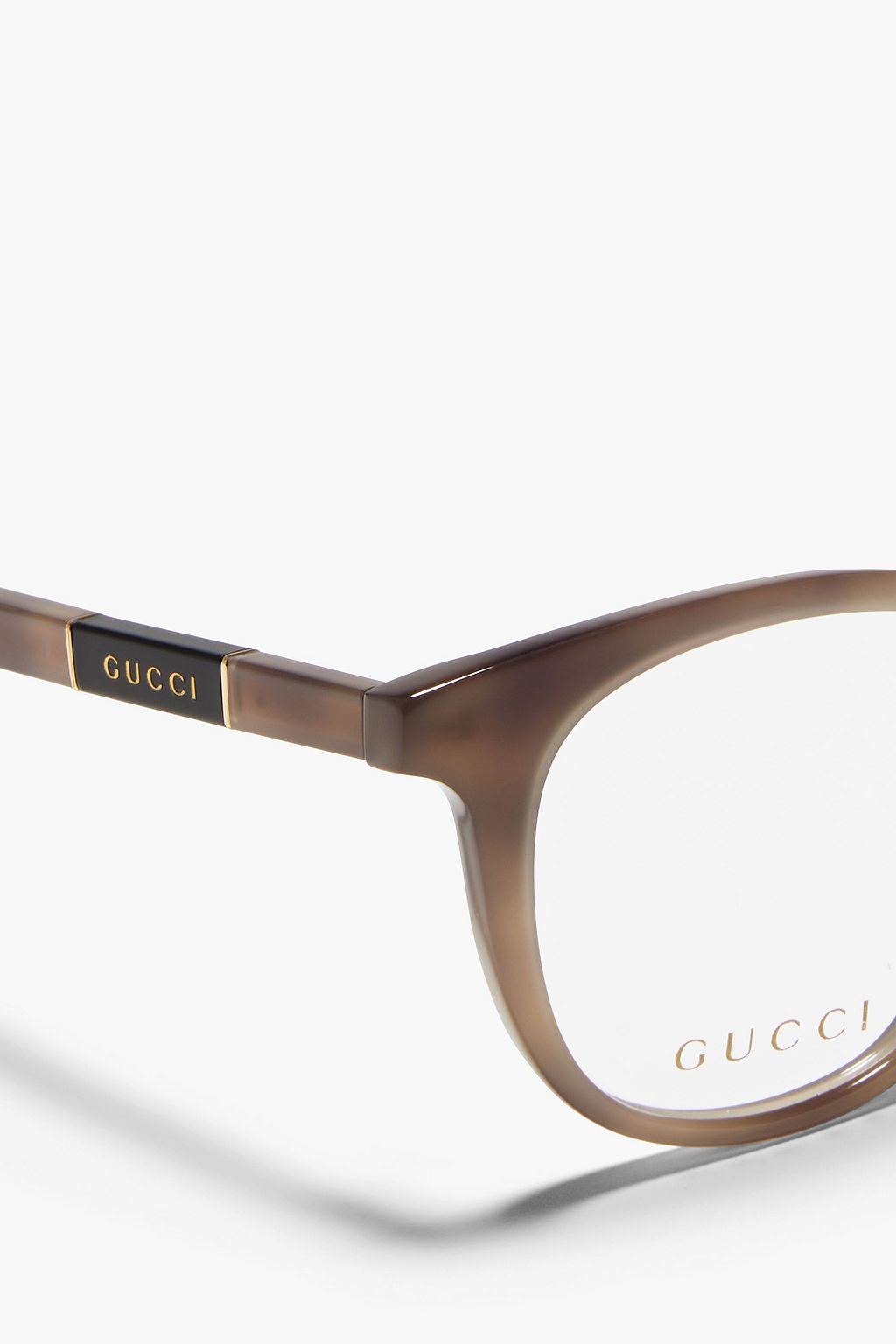 GUCCI Round-frame acetate optical glasses