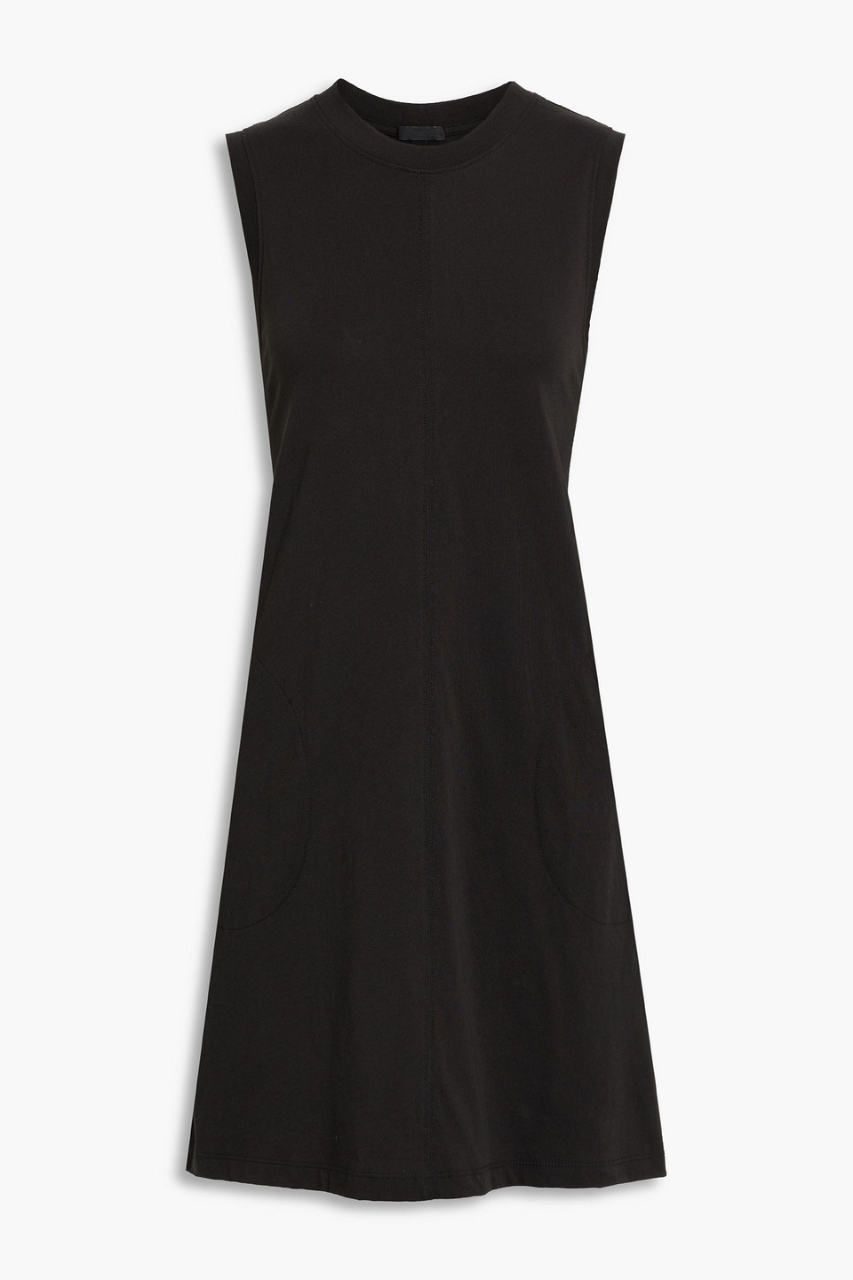Atm Anthony Thomas Melillo Cotton-jersey Mini Dress In Black