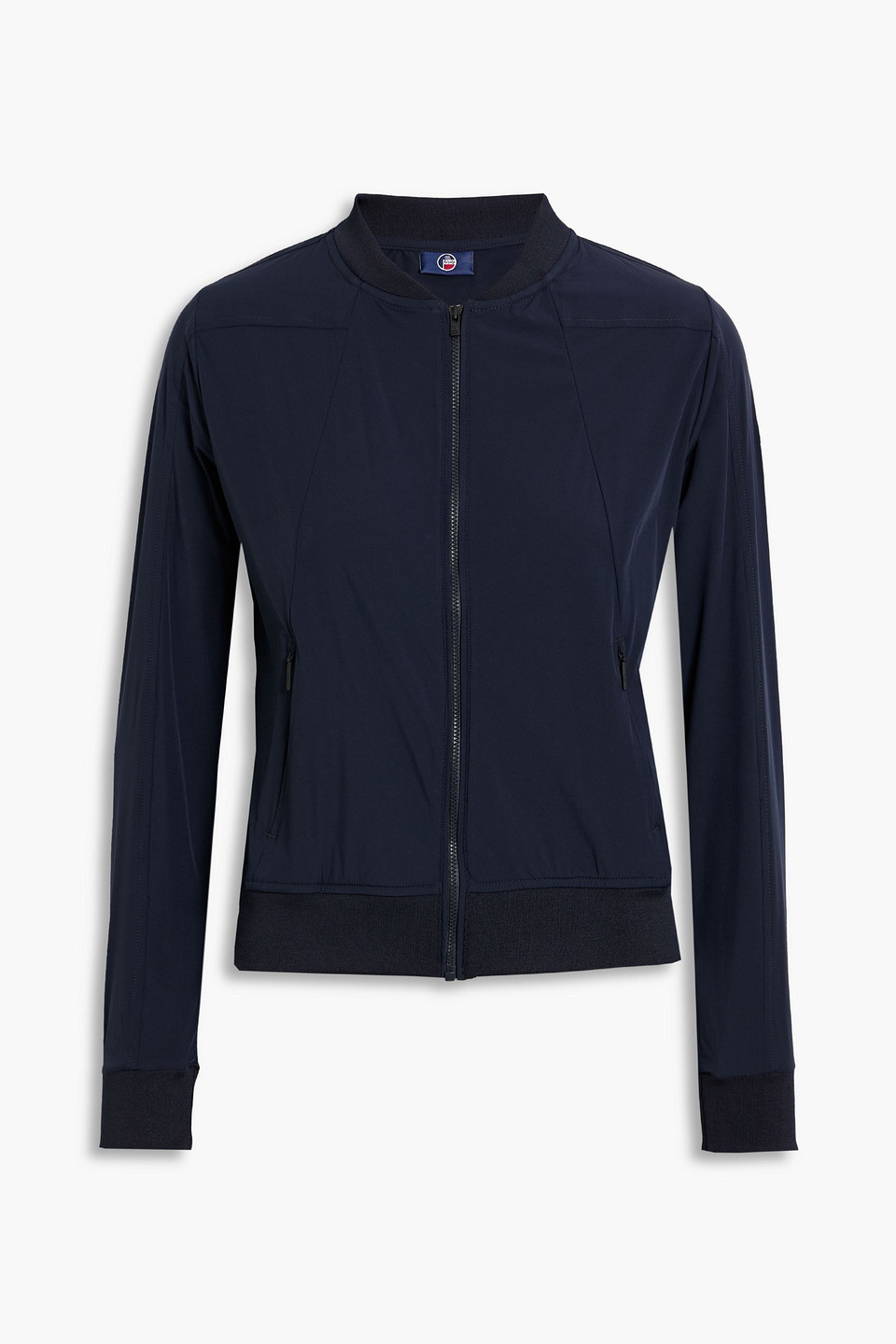 fusalp - appliquéd track jacket - blue - s