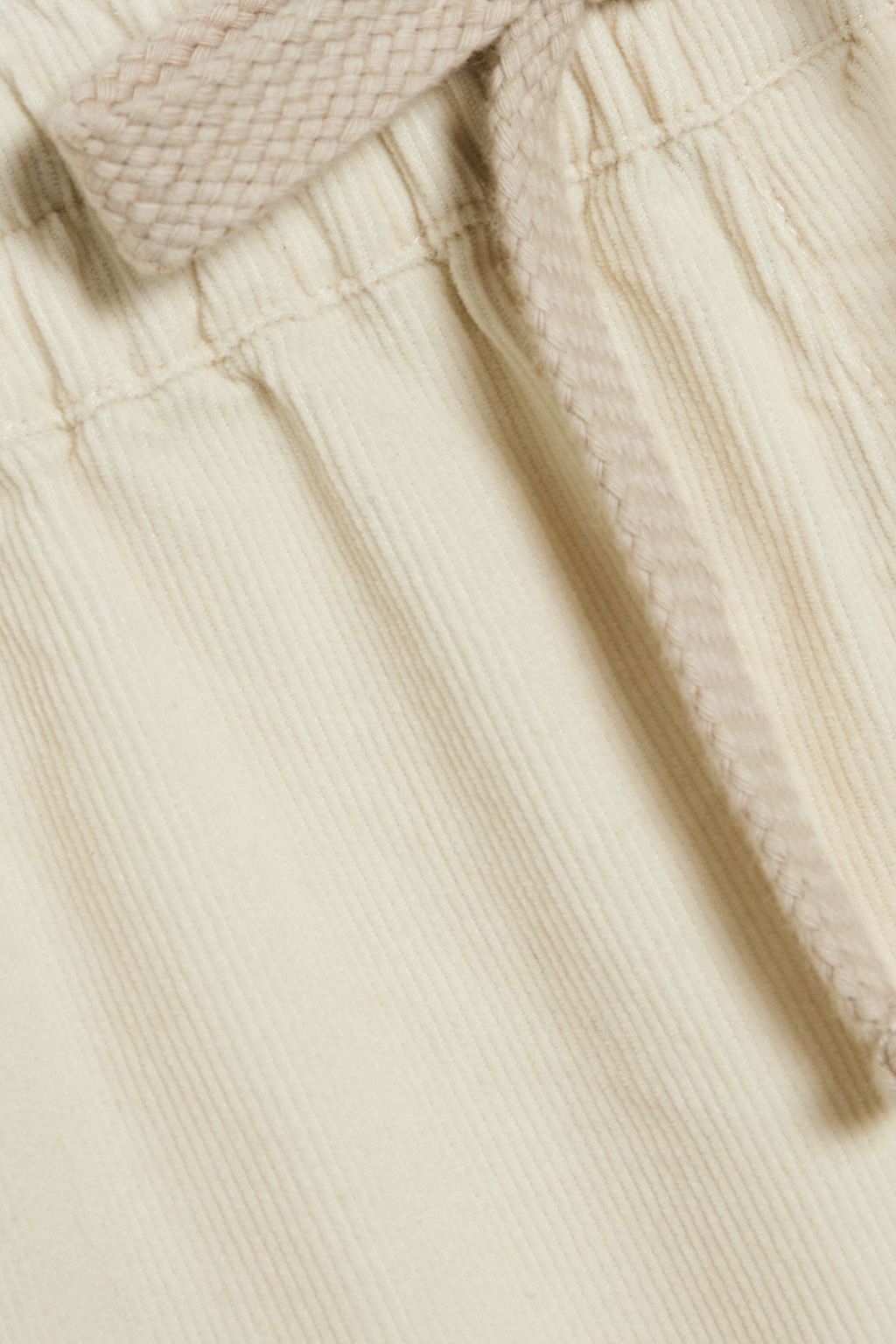 FRAME Cotton-corduroy drawstring shorts
