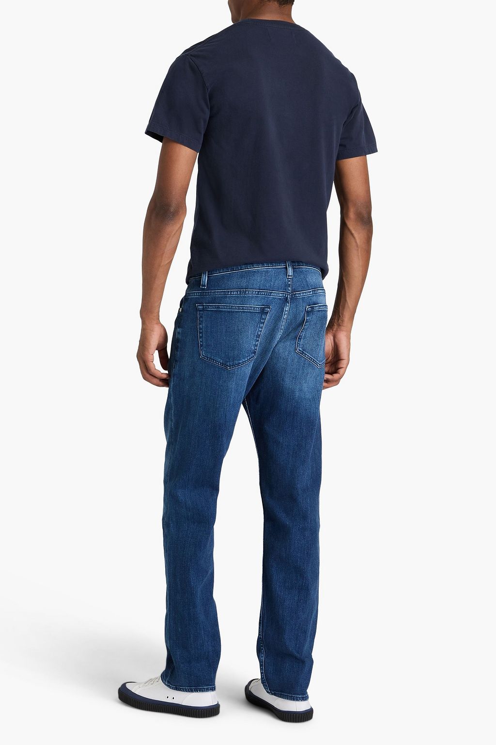 FRAME The Straight whiskered denim jeans