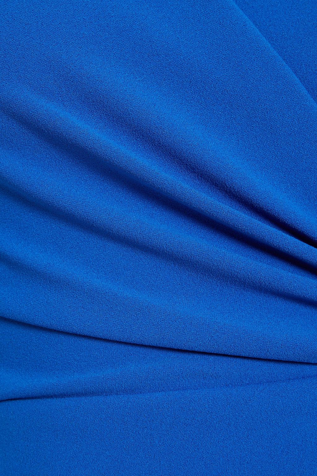 DKNY Wrapeffect stretchcrepe mini dress Sale up to 70 off THE