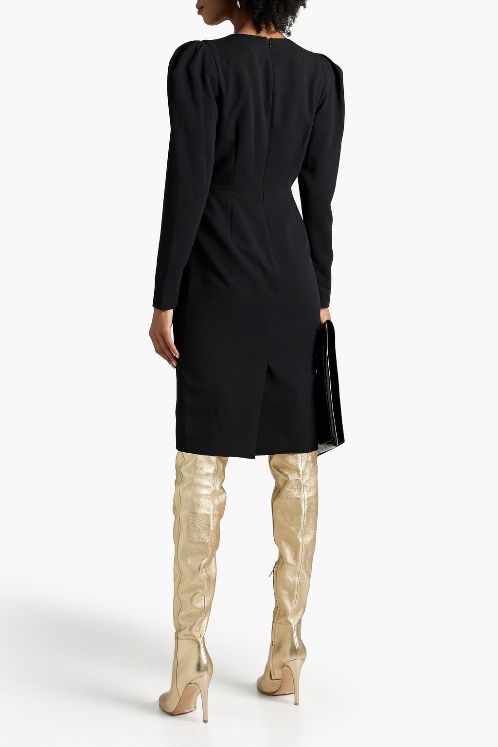 ELIE SAAB Embellished crepe dress
