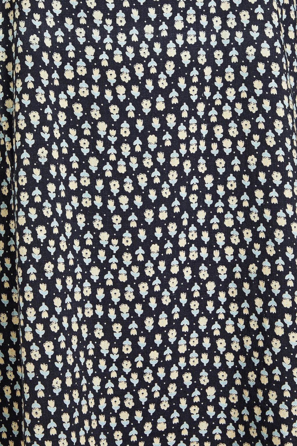 RE/DONE Floral-print cotton-blend jersey mini dress