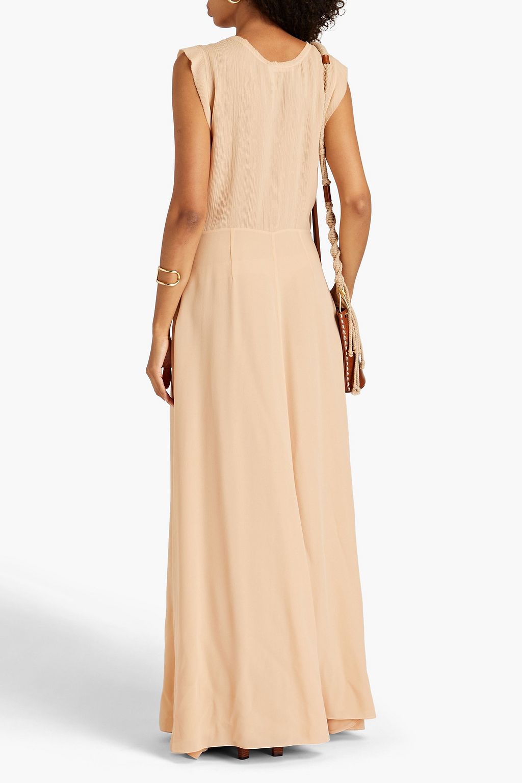 CHLOÉ シルクジョーゼット マキシワンピース