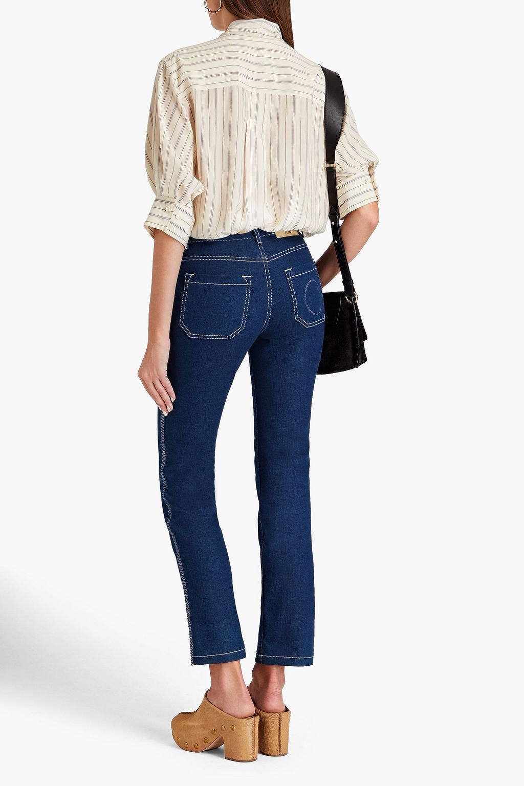 CHLOÉ High-rise straight-leg jeans