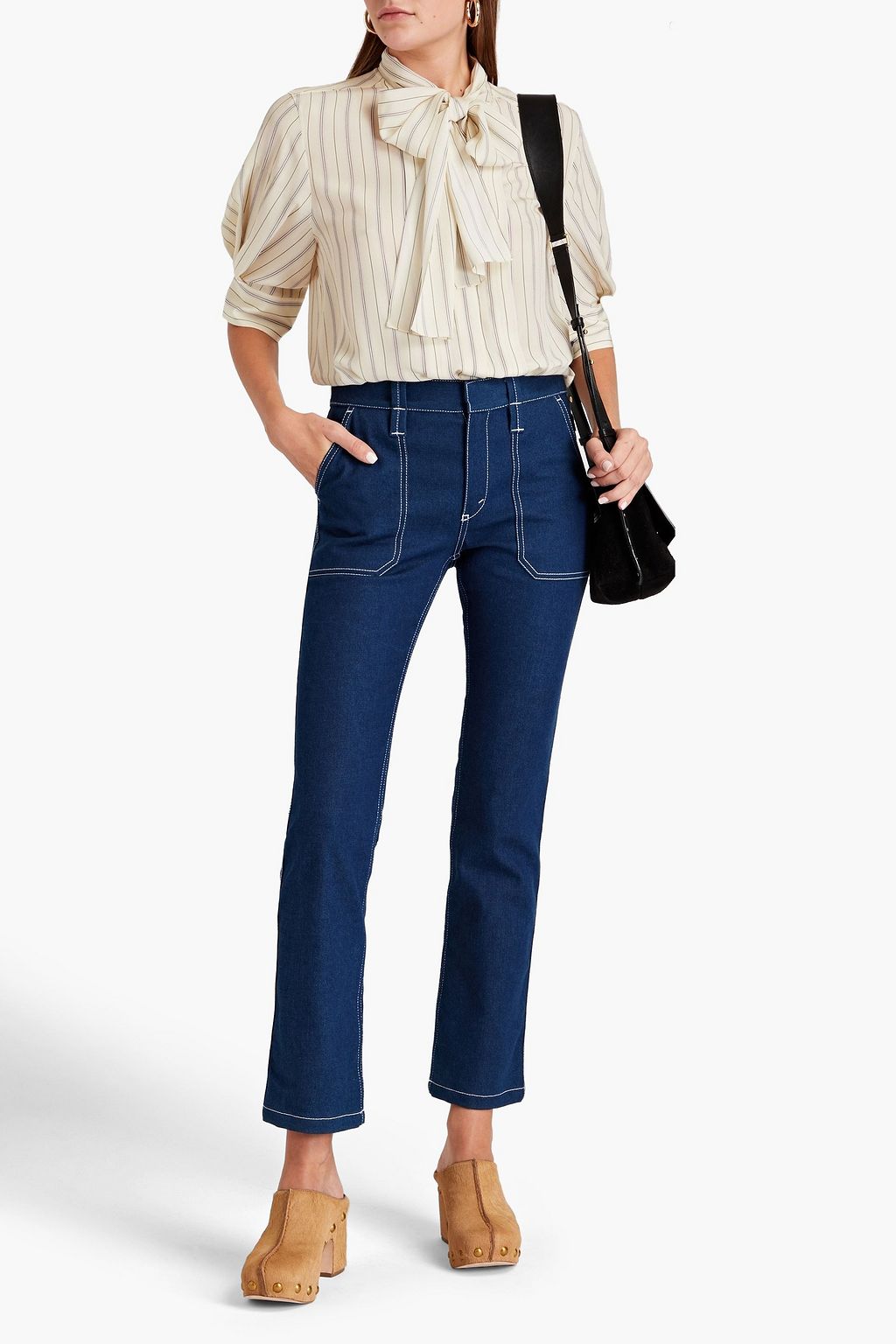 CHLOÉ High-rise straight-leg jeans