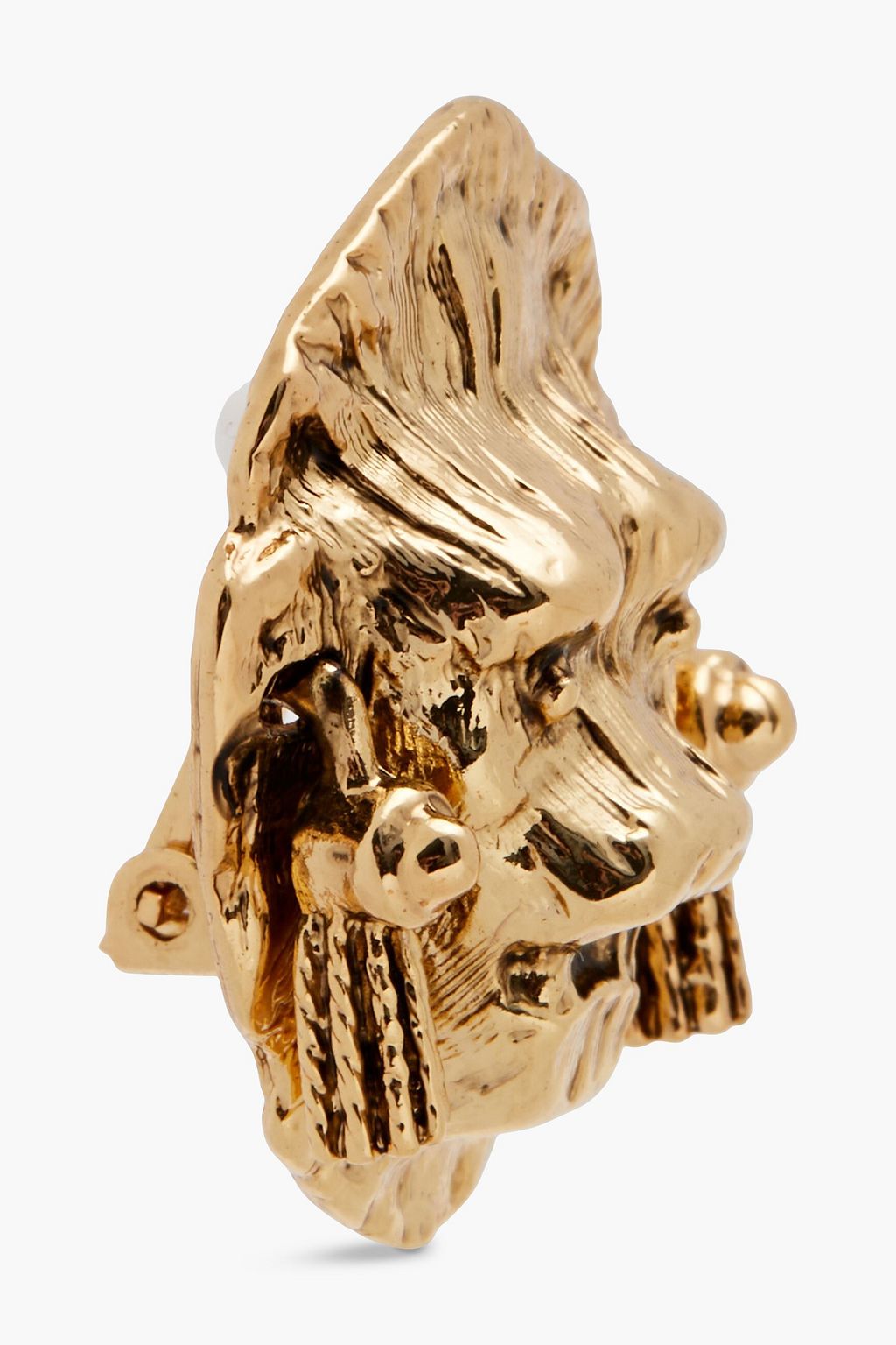 KENNETH JAY LANE Gold-plated clip-on earrings